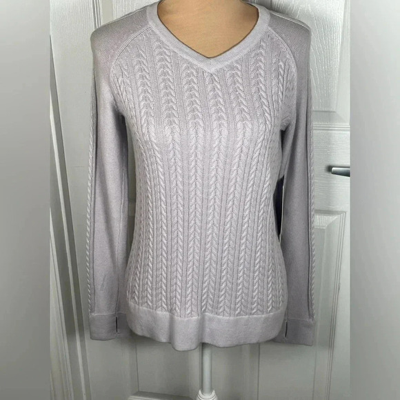 Lululemon kids (ivivva brand) Light lavender sweater NWT Size 14 - Picture 7 of 8
